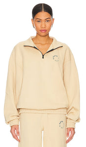 7 Days Active Paneled Sweatshirt in Beige - Sweat-shirt à empiècements 7 Days Active en beige - 7 Days Active 米色拼接运动衫 - 7 Days Active Panel-Sweatshirt in Beige - 7 Days Active 패널 스웨트셔츠 베이지 색상 - Felpa con pannelli 7 Days Active in beige