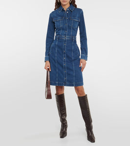 7 For All Mankind Luxe denim shirt dress