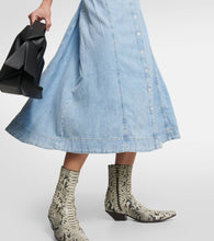 7 For All Mankind Sally denim midi dress