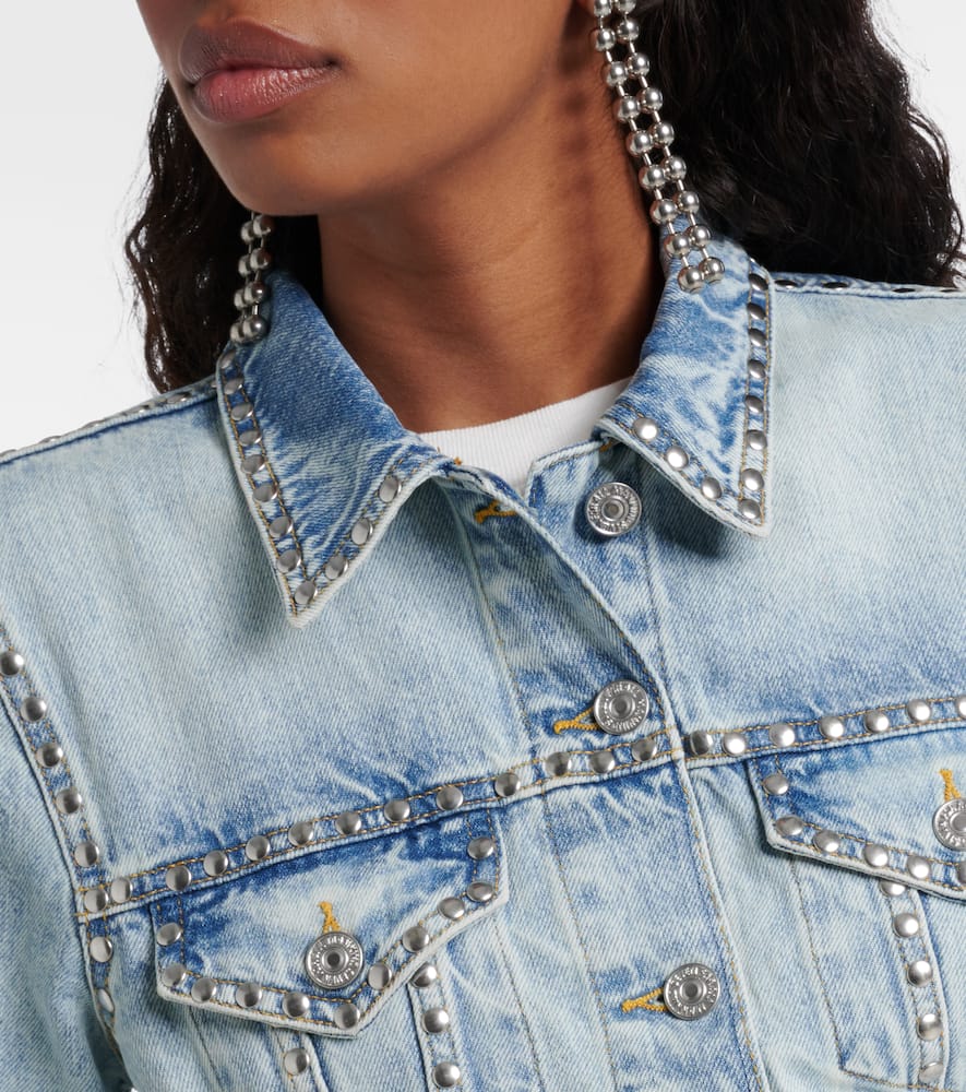 7 For All Mankind Studded denim jacket