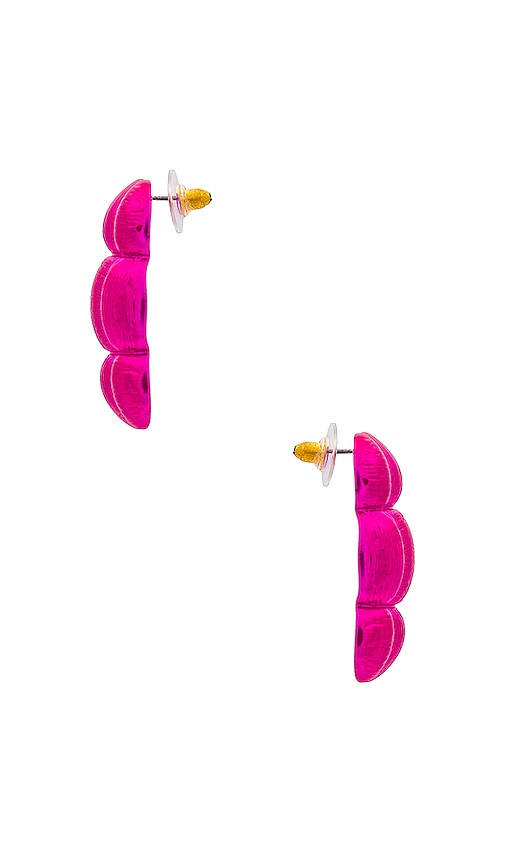 8 Other Reasons 80's Earrings in Fuchsia