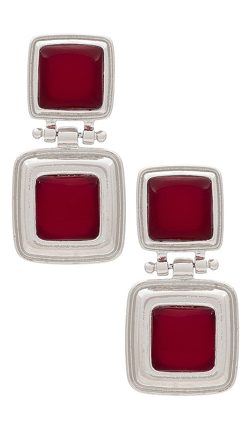 8 Other Reasons Art Deco Earrings in Red