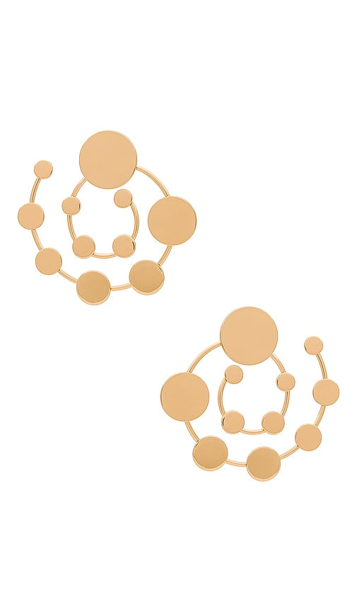 8 Other Reasons Artist Earrings in Metallic Gold