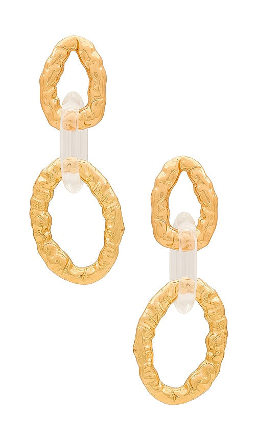 8 Other Reasons Buried Treasure Earrings in Metallic Gold