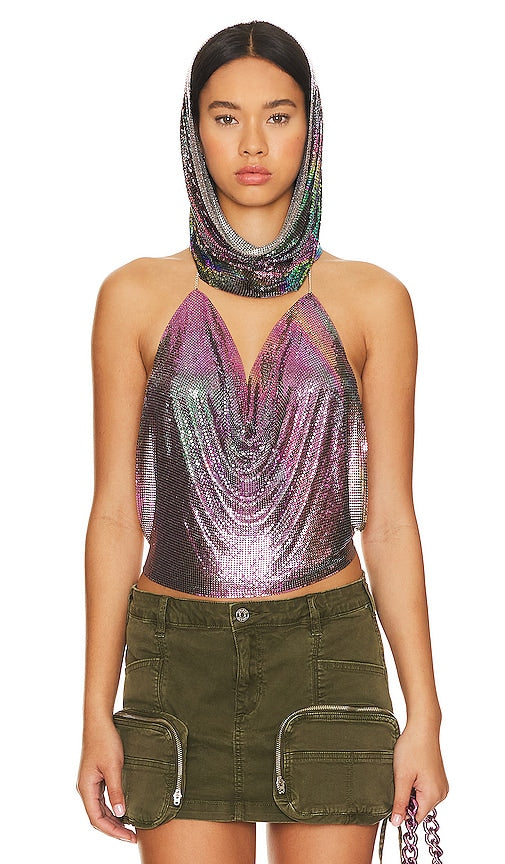 8 Other Reasons Chain Tank in Purple - Débardeur à chaîne 8 Other Reasons en violet - 8 Other Reason 紫色链条背心 - 8 andere Gründe Kettentank in Lila - 8가지 다른 이유 보라색 체인 탱크 - Canotta a catena per 8 altri motivi in ​​viola