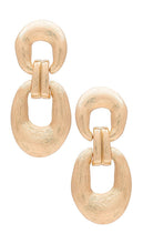 8 Other Reasons Circle Drop Earring in Metallic Gold