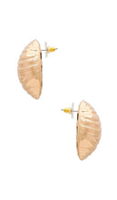 8 Other Reasons Circle Stud Earring in Metallic Gold