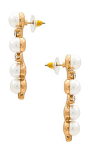 8 Other Reasons Cross Earring in Metallic Gold