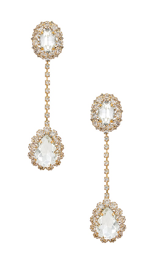 8 Other Reasons Crystal Drop Earrings in Metallic Gold