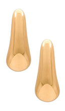 8 Other Reasons Curve Earrings in Metallic Gold