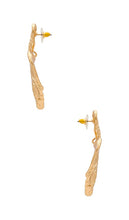 8 Other Reasons Double Heart Earrings in Metallic Gold