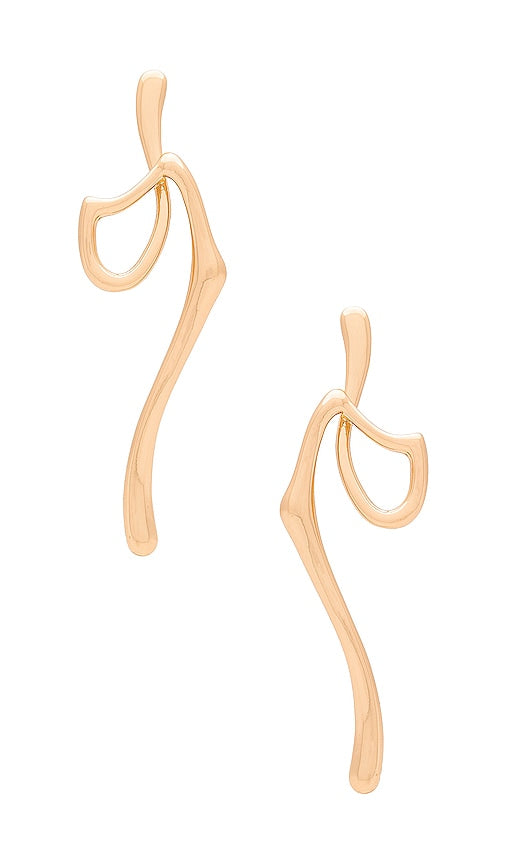 8 Other Reasons Drop Earring in Metallic Gold