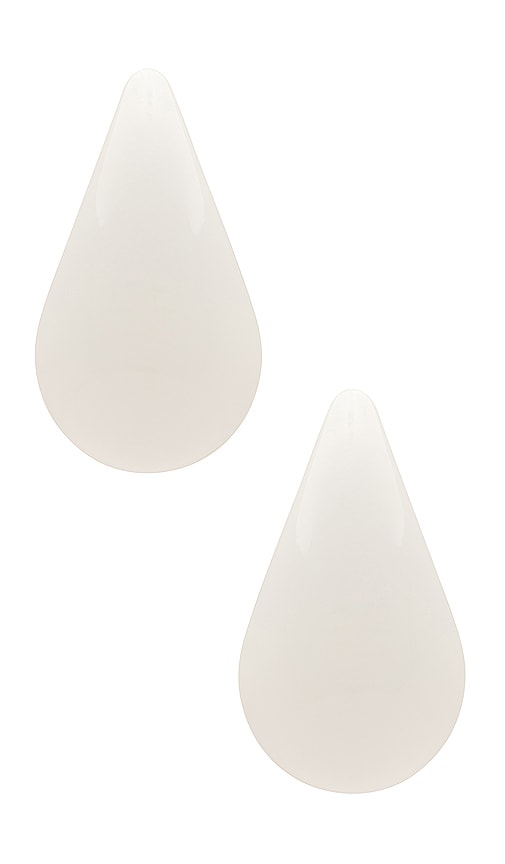 8 Other Reasons Droplet Earring in White