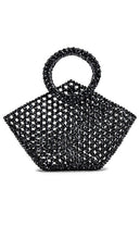 8 Other Reasons Geometric Top Handle Bag in Black - 8 Other Reasons Sac géométrique à poignée supérieure en noir - 8 Other Reasons 黑色几何顶部提手包 - 8 weitere Gründe Geometrische Tasche mit Henkel oben in Schwarz - 8가지 다른 이유 블랙 컬러의 기하학적 탑 핸들 백 - Borsa con manico superiore geometrica per 8 altri motivi in ​​nero