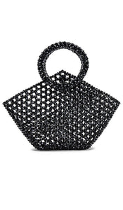 8 Other Reasons Geometric Top Handle Bag in Black - 8 Other Reasons Sac géométrique à poignée supérieure en noir - 8 Other Reasons 黑色几何顶部提手包 - 8 weitere Gründe Geometrische Tasche mit Henkel oben in Schwarz - 8가지 다른 이유 블랙 컬러의 기하학적 탑 핸들 백 - Borsa con manico superiore geometrica per 8 altri motivi in ​​nero