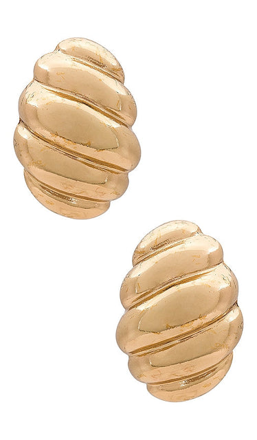 8 Other Reasons Honey Earrings in Metallic Gold
