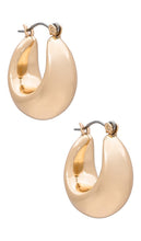 8 Other Reasons Hoop Earring in Metallic Gold