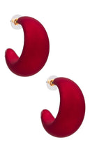 8 Other Reasons Hoop Earring in Red