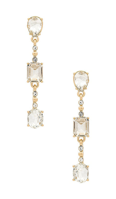 8 Other Reasons Mixed Drop Earring in Metallic Gold