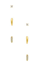 8 Other Reasons Multi Earring Set in Metallic Gold