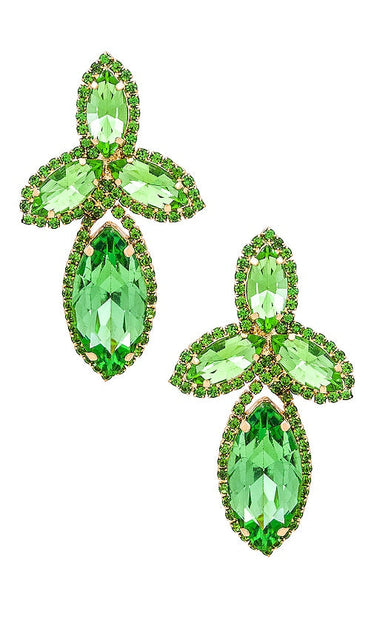 8 Other Reasons Open Arms Earrings in Green