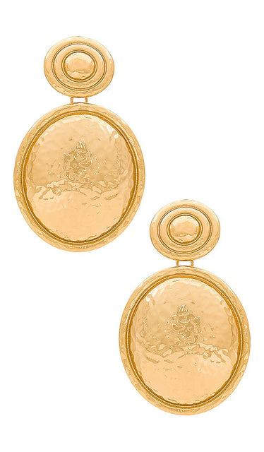 8 Other Reasons Panning For Gold Earrings in Metallic Gold
