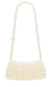 8 Other Reasons Pearl Shoulder Bag in Ivory - 8 Other Reasons Sac à bandoulière Pearl en ivoire - 8 Other Reason 象牙色珍珠单肩包 - 8 weitere Gründe Perlen-Umhängetasche in Elfenbein - 8가지 다른 이유 아이보리 컬러의 펄 숄더백 - Borsa a tracolla con perle per 8 altri motivi in ​​avorio