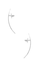 8 Other Reasons Plated Earrings in Metallic Silver