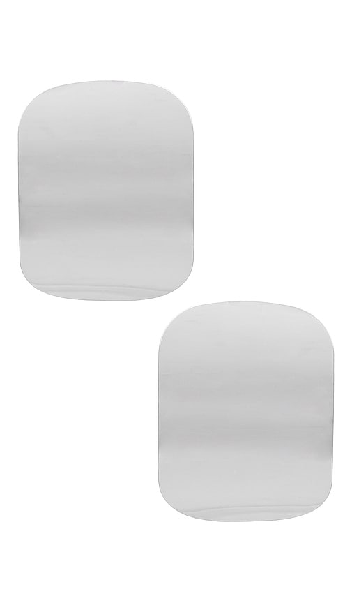 8 Other Reasons Plated Earrings in Metallic Silver