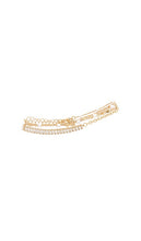 8 Other Reasons Rhinestone Anklet in Metallic Gold