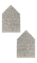 8 Other Reasons Rhinestone Earring in Metallic Silver