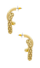 8 Other Reasons Romance Hoops in Metallic Gold