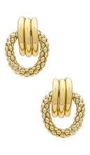 8 Other Reasons Romance Hoops in Metallic Gold
