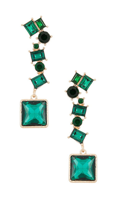 8 Other Reasons Royalty Earrings in Green