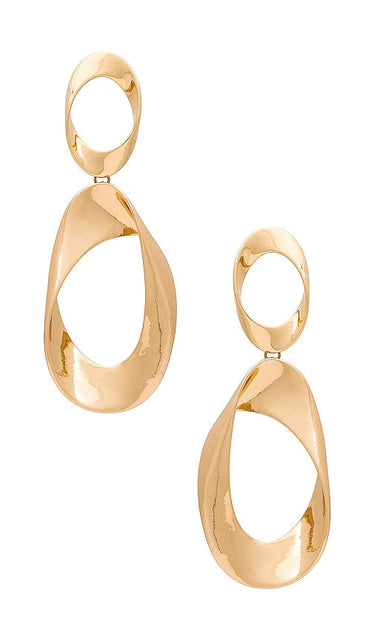 8 Other Reasons Sculptera Earrings in Metallic Gold