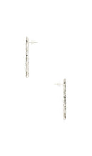 8 Other Reasons Stone Burst Statement Earrings in Metallic Silver