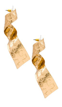 8 Other Reasons Streamer Earrings in Metallic Gold