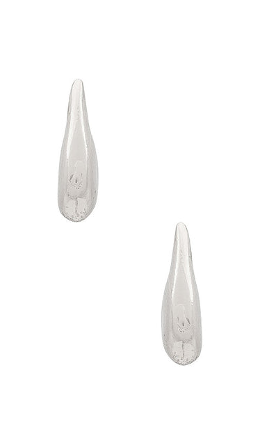8 Other Reasons Teardrop Earring in Metallic Silver