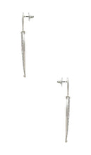 8 Other Reasons Troubled Heart Earrings in Metallic Silver