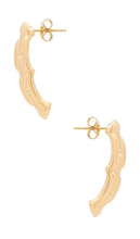 8 Other Reasons Woven Earrings in Metallic Gold