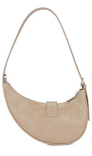 8 Other Reasons Crescent Buckle Bag in Tan