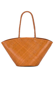 8 Other Reasons Woven Tote Bag in Cognac