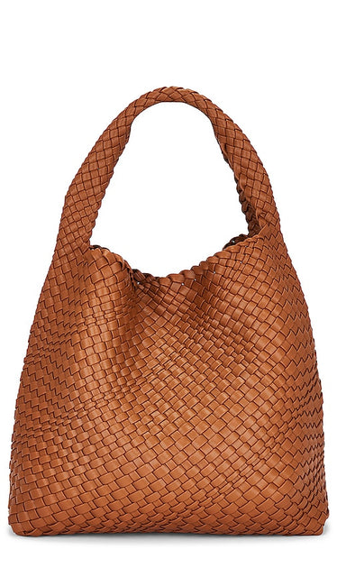 8 Other Reasons Weaved Tote in Cognac