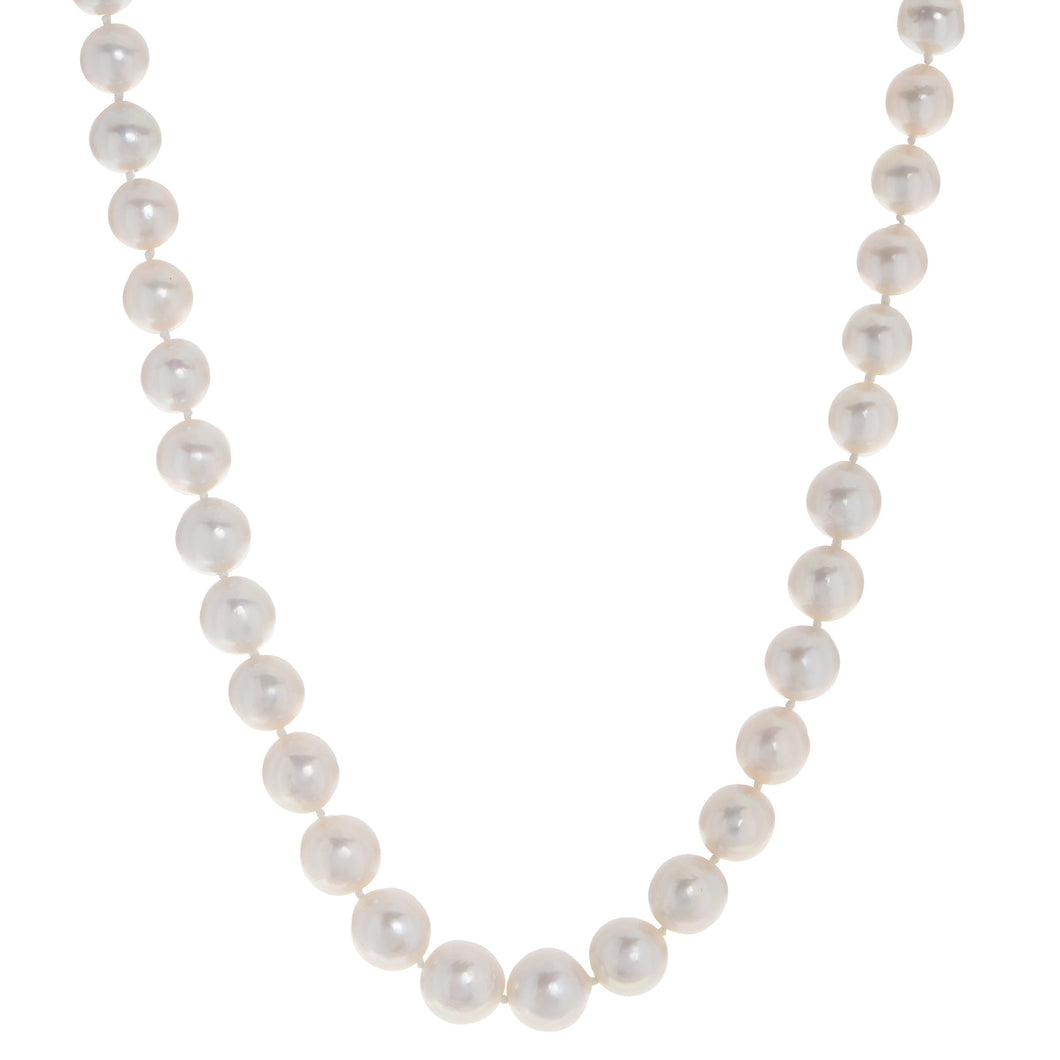 9-11.5mm Fresh Water Cultured Pearl Strand Necklace