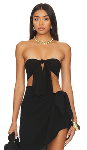 9 Seed Bandeau in Black - Bandeau à 9 graines en noir - 9 号种子黑色抹胸 - 9-Samen-Bandeau in Schwarz - 9 SEED 방도 블랙 색상 - Fascia a 9 semi in nero
