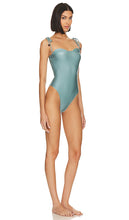 ADRIANA DEGREAS Vintage Orchid One Piece in Baby Blue
