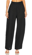 AEXAE Linen Trousers in Black - Pantalon en lin AEXAE en noir - AEXAE 黑色亚麻长裤 - AEXAE Leinenhose in Schwarz - AEXAE 리넨 팬츠블랙 색상 - Pantaloni di lino AEXAE in nero