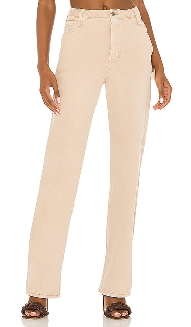 AFRM Fez Straight Leg in Tan - AFRM Fez jambe droite en beige - AFRM Fez 棕褐色直筒裤 - AFRM Fez gerades Bein in Hellbraun - AFRM Fez 스트레이트 레그 - AFRM Fez Gamba dritta in marrone chiaro