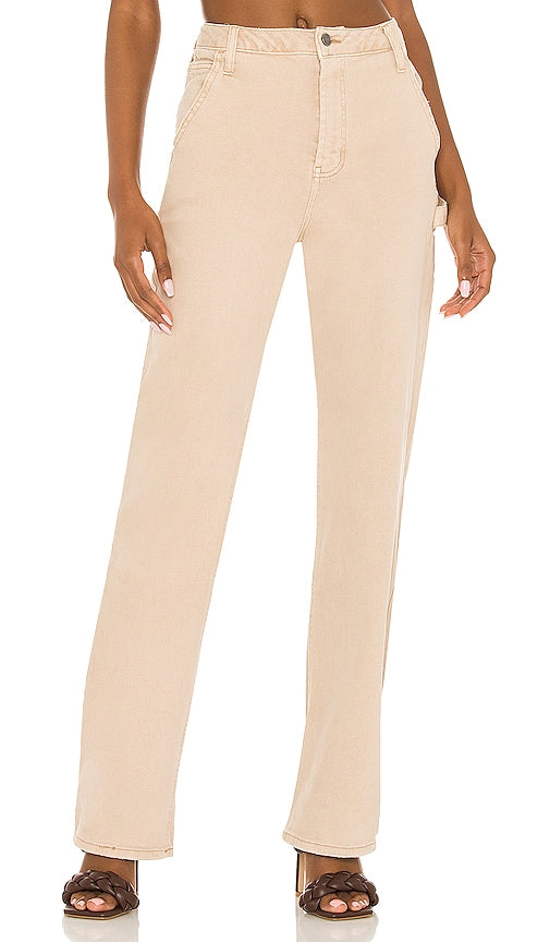 AFRM Fez Straight Leg in Tan - AFRM Fez jambe droite en beige - AFRM Fez 棕褐色直筒裤 - AFRM Fez gerades Bein in Hellbraun - AFRM Fez 스트레이트 레그 - AFRM Fez Gamba dritta in marrone chiaro