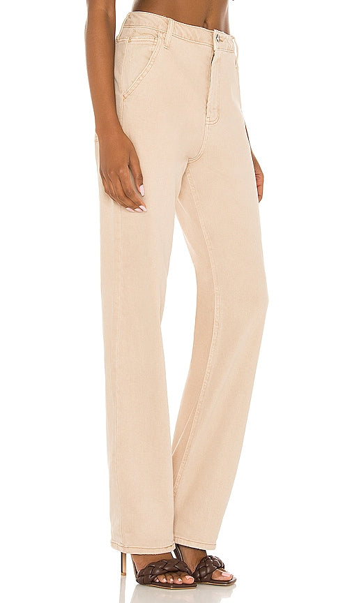 AFRM Fez Straight Leg in Tan